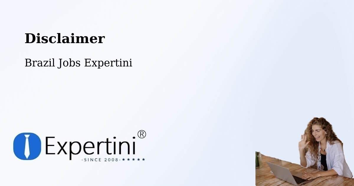 Disclaimer – Frei Paulo - Brazil Jobs Expertini